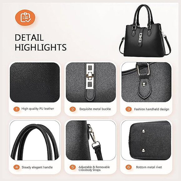 Purses and Handbags for Women White - Picture 7 of 7